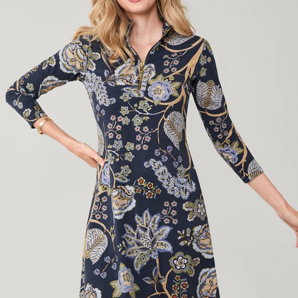 Nora half zip dress